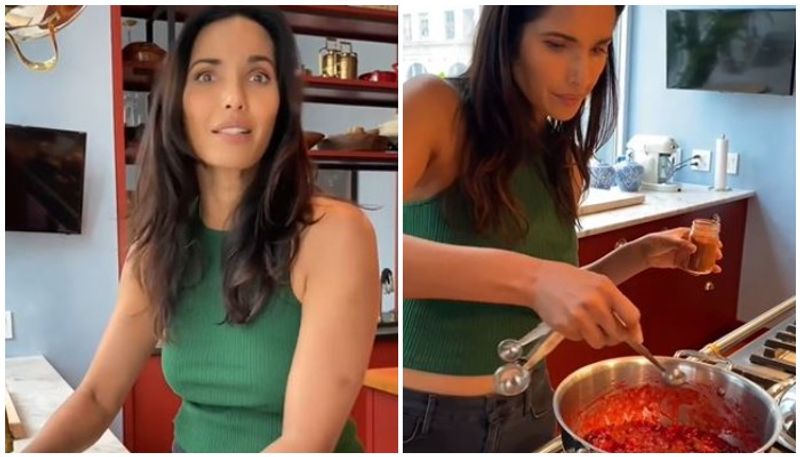 Padma Lakshmi Cranberry Chutney And Shares The Recipe