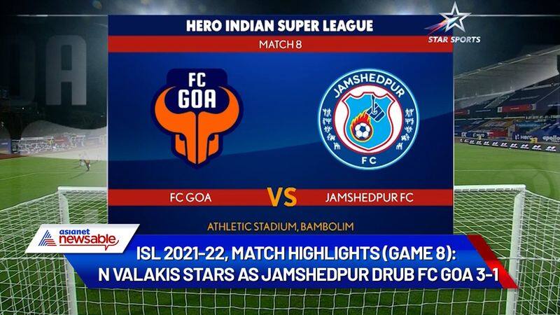 Indian Super League, ISL 2021-22, Match Highlights (Game 8): Nerijus Valskis stars as Jamshedpur FC drubs FC Goa 3-1 (WATCH)-ayh