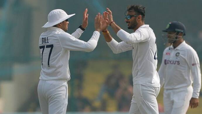 IND vs NZ 1st Test Day 3: अक्षर पटेल के 'पंजे' में फंसकर तीसरे दिन 167 रन जोड़कर ढेर हुई कीवी टीम