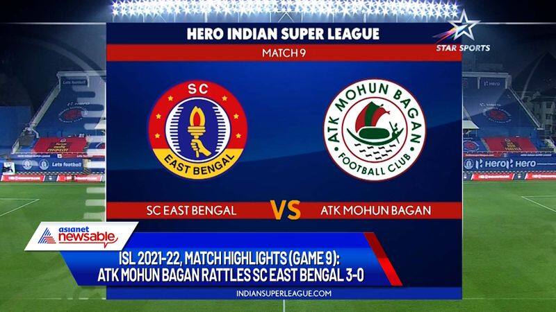 Indian Super League, ISL 2021-22, ATKMB vs SCEB, Match Highlights (Game 9): ATK Mohun Bagan rattles SC East Bengal 3-0-ayh