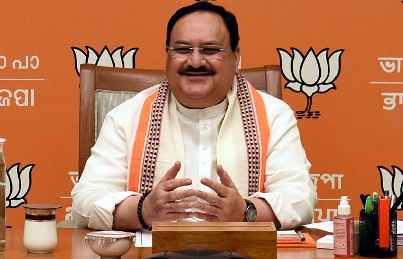 BJP National President JP Nadda participates candle light rally in secunderabad