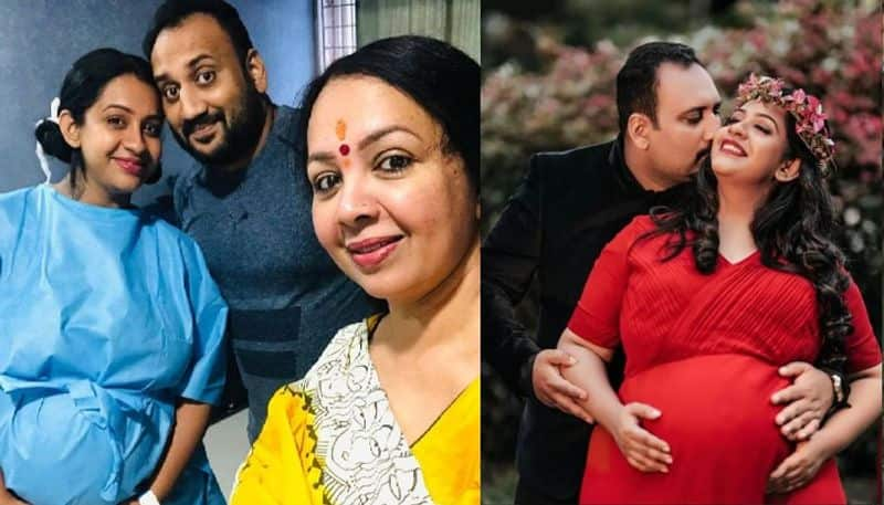 Sowbhagya Venkitesh and arjun welcome their child