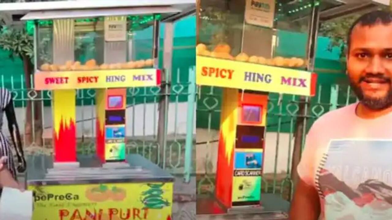 Contactless Golgappa Machine : गंदगी की दिक्कत दूर, कोड स्कैन कराए और मजे लें, वीडियो हुआ वायरल