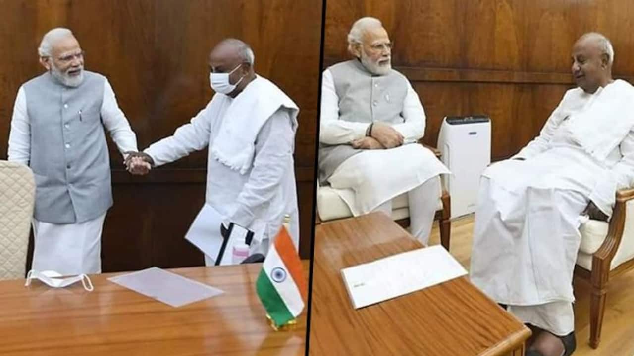 JDS supremo HD Deve Gowda approaches PM Modi for alliance in council polls