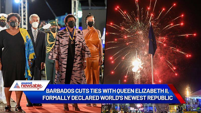 Barbados bids adieu to Britain Queen after 400 years formally declared worlds newest republic