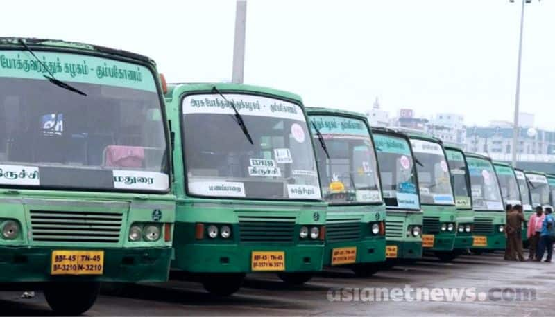 Buses are running as normal in Tamil Nadu as the strike has been announced KAK