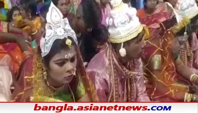 Burdwan: বিশালাকার গণবিবাহে উৎসবের আমেজ বর্ধমানে, গাঁটছড়া বাঁধলেন ১০১ জোড়া পাত্র-পাত্রী