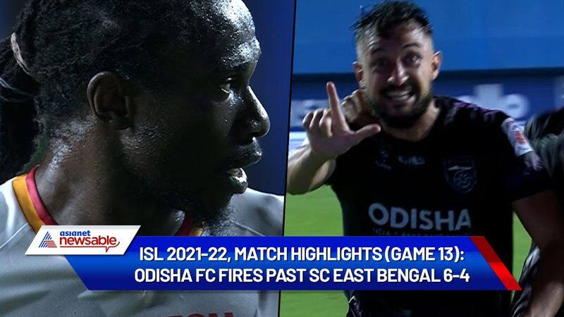 Indian Super League, ISL 2021-22, OFC vs SCEB Match Highlights (Game 13): Odisha FC fires past SC East Bengal 6-4 (WATCH)-ayh