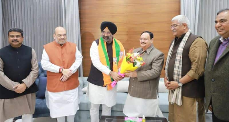 Punjab elections 2022 Akali Dal Manjinder Sirsa joins BJP ahead of polls gcw