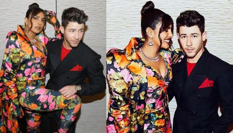 Nick Jonas fixes Priyanka Chopra s dress on red carpet