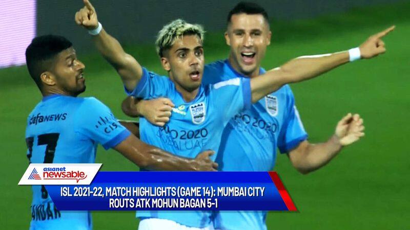 Indian Super League, ISL 2021-22, ATKMB vs MCFC, Match Highlights (Game 14): Mumbai City FC routs ATK Mohun Bagan 5-1 (WATCH)-ayh