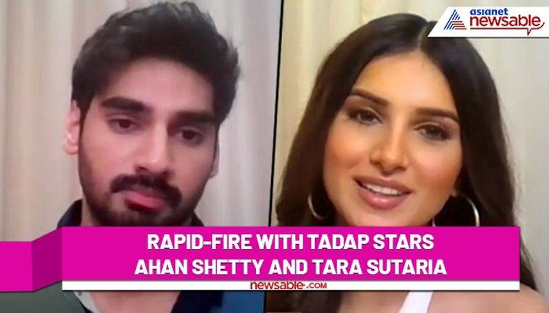 Exclusive Rapid-fire with Tadap stars Ahan Shetty and Tara Sutaria drb