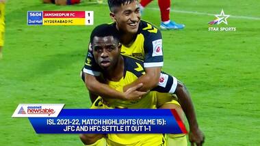 ISL 2021-22, Match Highlights (Game 15): JFC and HFC settle it out 1-1 (WATCH)