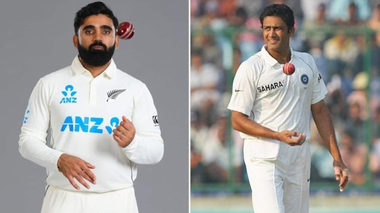 Welcome to the club: Legendary Indian spinner Anil Kumble says after Ajaz Patel's 10 wicket haul
