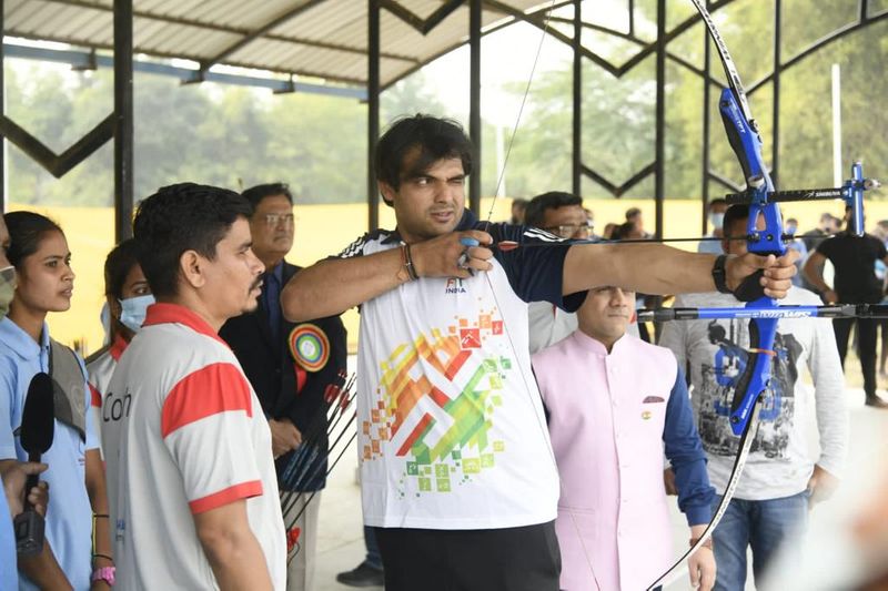 Tokyo Olympic Javeline gold winner athlete Neeraj Chopra motivates youth to involve in sports