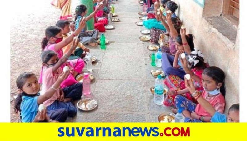 many Swamiji decides to protest if Karnataka govt will not repeal egg scheme in school