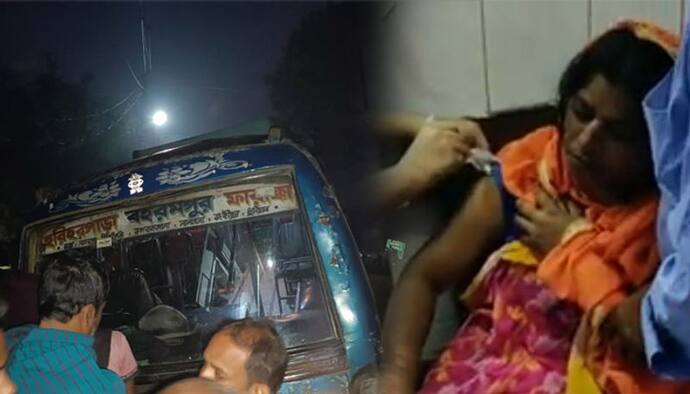 Bus Accident: দুর্যোগের রাতেই মুর্শিদাবাদে ভয়াবহ বাস দুর্ঘটনা, মহিলা-শিশু সহ জখম ২০