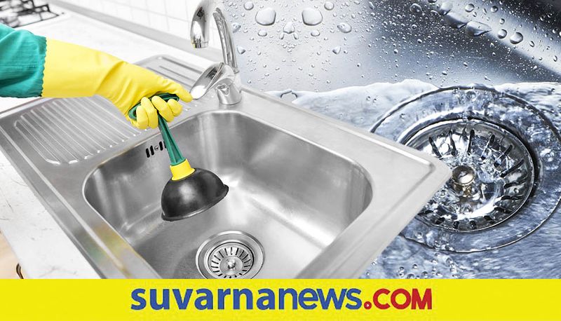 Best way to clean a kitchen sink if water logged in