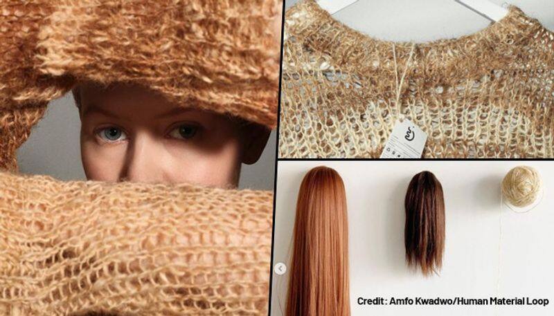 wear clothes made out of human hair amsterdam fashion designer zsofia kollar human material loop