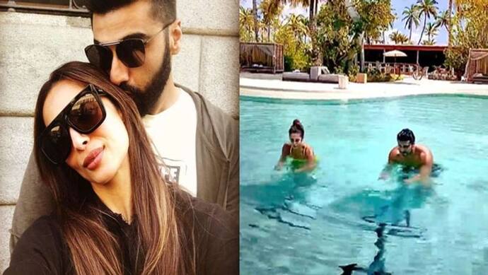 मालदीव में Arjun Kapoor ने  Malaika Arora के प्यार में पड़ किया ये काम, Video देख फैंस मलाइका को कर रहे ट्रोल