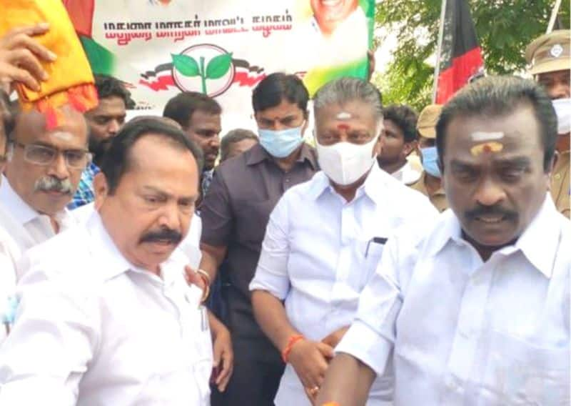 Former minister vijayabaskar attacks DMK