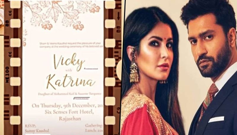 Vicky Kaushal, Katrina Kaif's wedding card LEAKED; fans call it classy, elegant RCB