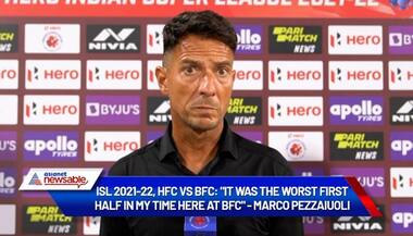 ISL 2021-22, HFC vs BFC: "It was the worst first half in my time here at Bengaluru FC" - Marco Pezzaiuoli