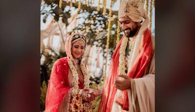 Vicky Kaushal Katrina Kaif wedding: Bride, groom look mesmerizing as sun sets in the background