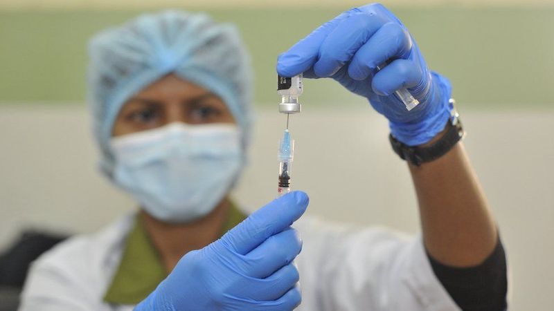 Covid vaccination First Dose  Completed 100 Percent In Mysuru  snr