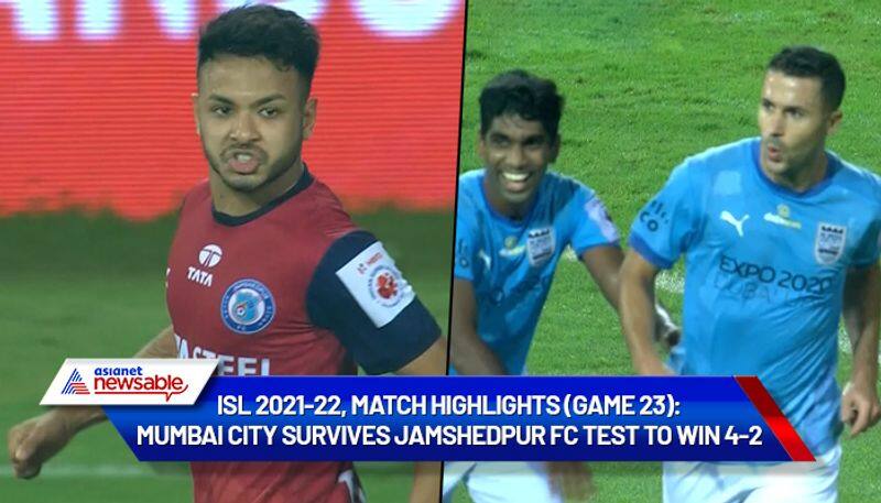 Indian Super League, ISL 2021-22, MCFC vs JFC Match Highlights (Game 23): Mumbai City survives Jamshedpur FC test to win 4-2-ayh