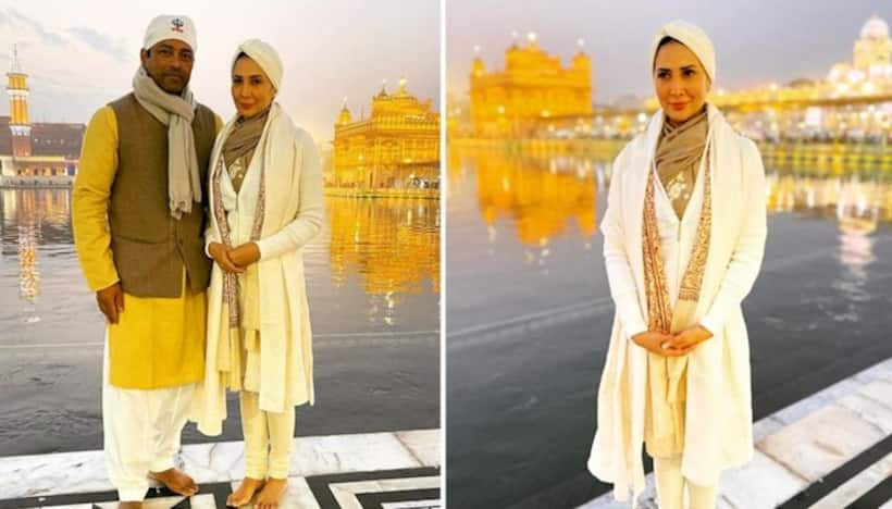 Kim Sharma, Leander Paes visit Golden Temple; share pictures on Instagram