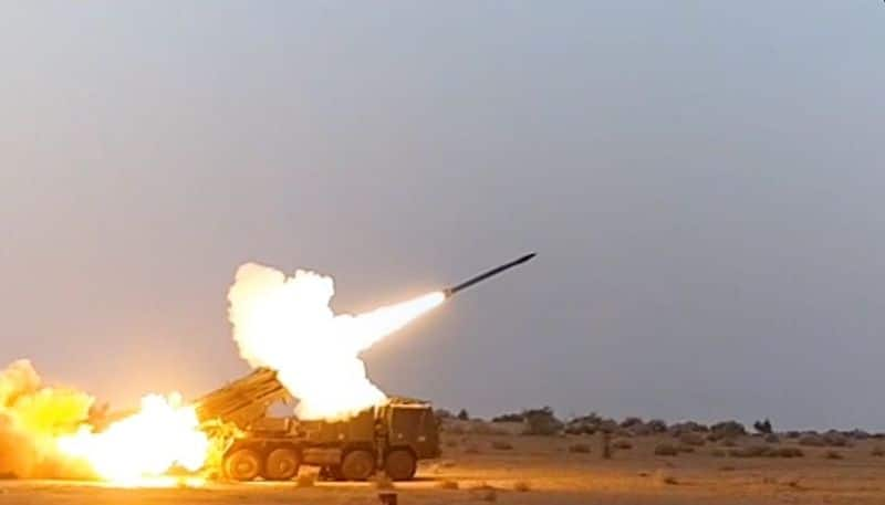 Pinaka ER missile system test-fired from Pokhran range