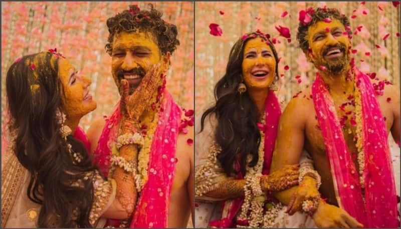 katrina kaif vicky kaushal haldi pics went viral on instagram