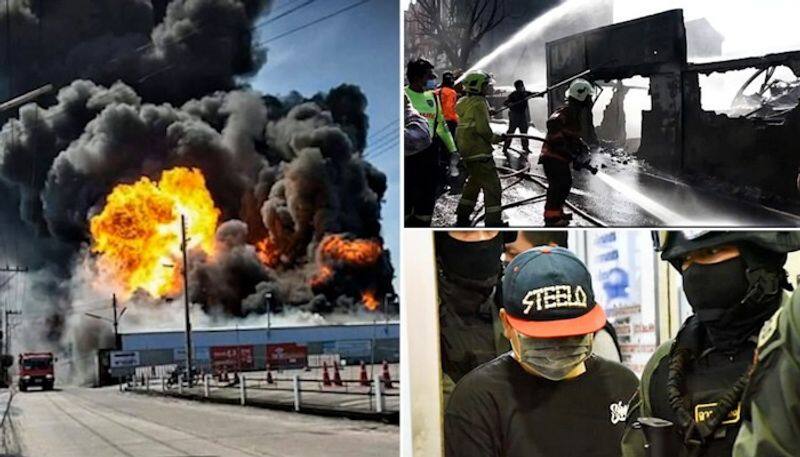 Thailand Upset employee blows up oil warehouse because she was angry with her boss gcw