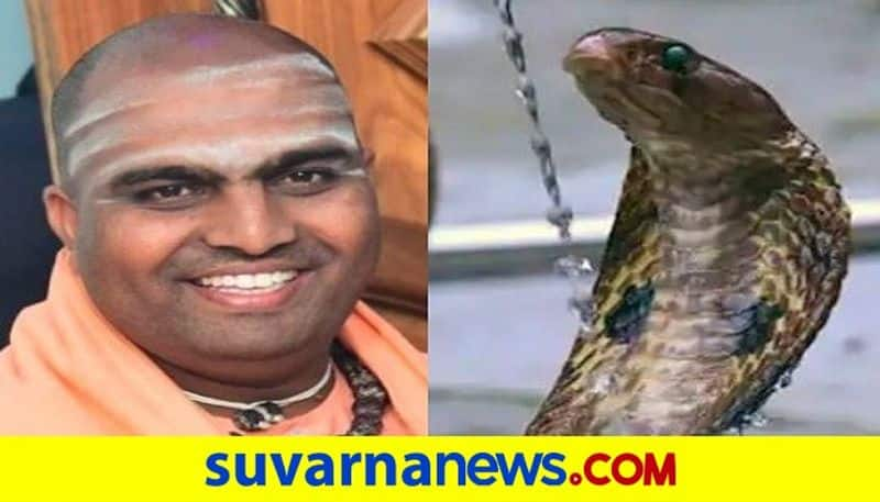 Chamarajanagar Kabbina Koleshwara Mutt Seer dies after snake-bite rbj