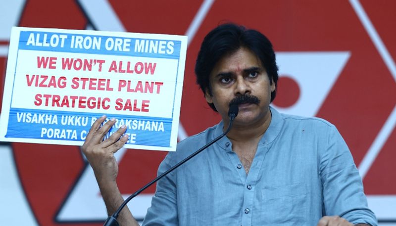 janasena chief pawan kalyan slams ysrcp over vizag steel plant privatization