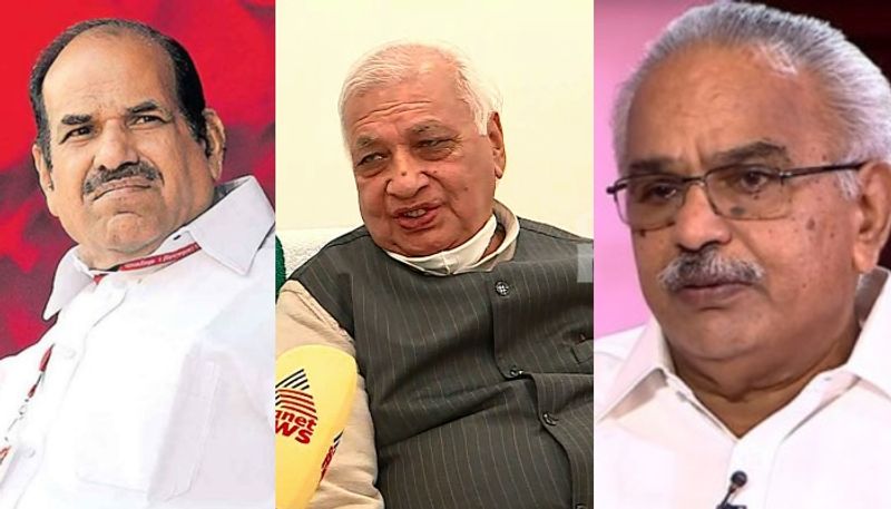 Kanam and Kodiyeri against Governor Arif mohammed khan