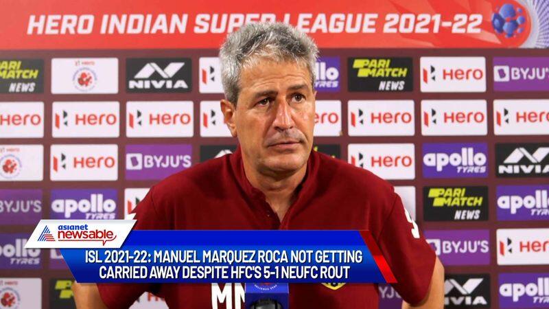 Indian Super League, ISL 2021-22, Hyderabad FC vs NorthEast United: Manuel Marquez Roca not getting carried away despite HFC'S 5-1 NEUFC rout-ayh