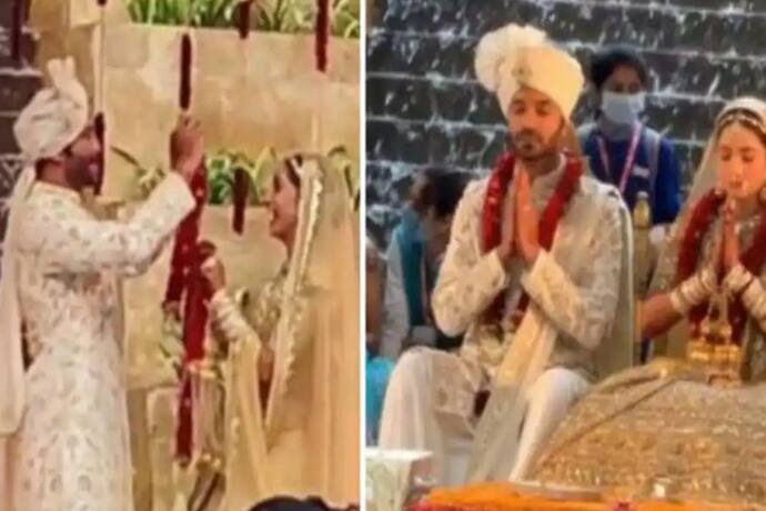 Ankita Lokhande Wedding: एक दूजे के हुए अंकिता और विक्की जैन, स्टेज पर दूल्हे को देख भावुक हो गईं दुल्हन