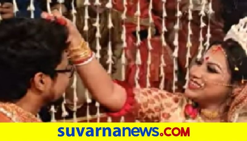 Viral video bride break stereo type wedding put sindoor on her grooms forehead