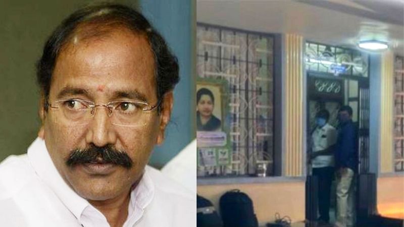 Former aiadmk minister thangamani house and office dvac raid in today