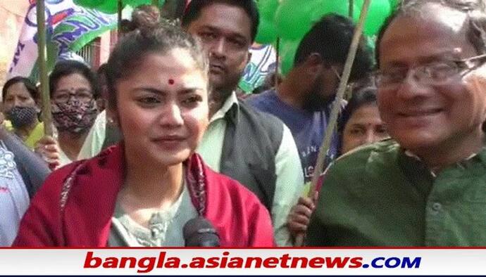 Saayoni GhoshCampaign: আজ তৃণমূল প্রার্থীর প্রচারে সায়নী, সাজো সাজো রব বেহালায়