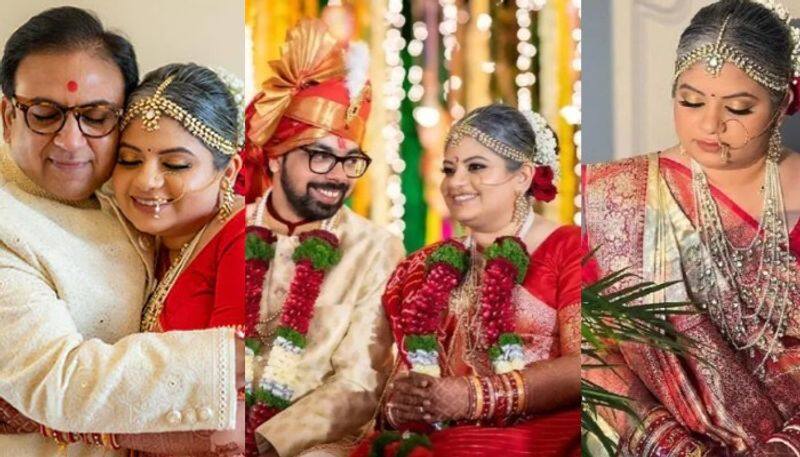 Dilip Joshi's Daughter Niyati Not Hiding Her Grey Hair On Her Wedding