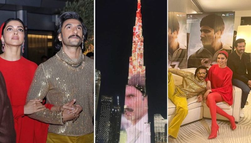 Proud moment for Ranveer Singh, Deepika Padukone as 83 trailer lights up Burj Khalifa, watch RCB