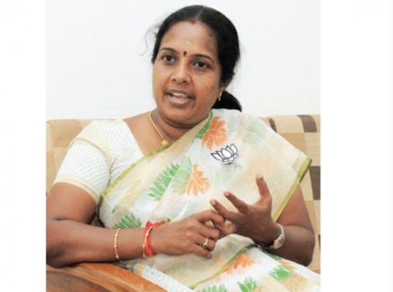 Kovai south mla bjp vanathi sririnivasan about dmk party atrocities