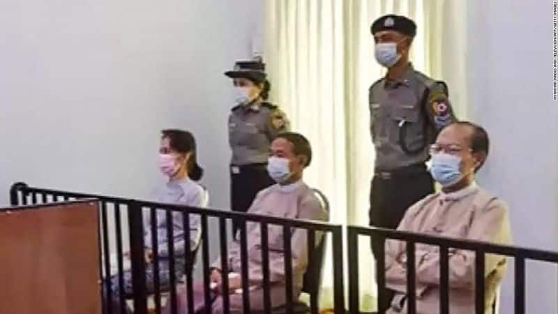 Myanmars ousted leader Aung San Suu Kyi sentenced to 7 more years in jail on corruption charges in Myanmar AJR