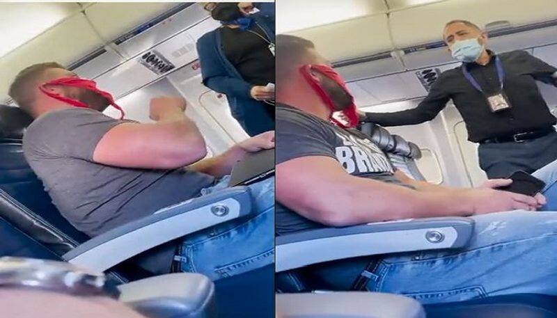 Man thrown off flight for wearing thong as face mask at Florida video goes viral