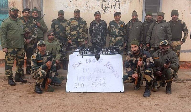 BSF shoots down Chinese-made Pakistan drone in Punjab's Ferozepur