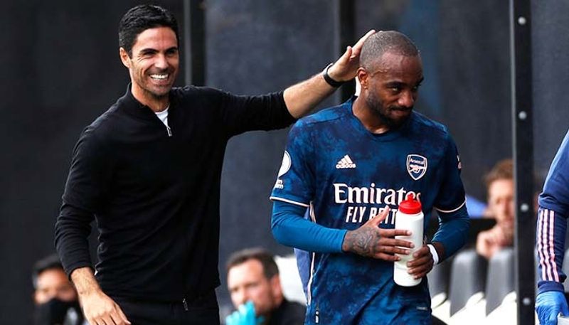 football EPL Leeds United vs Arsenal mikel Arteta backs leadership group to step up no word on Lacazette's captaincy future