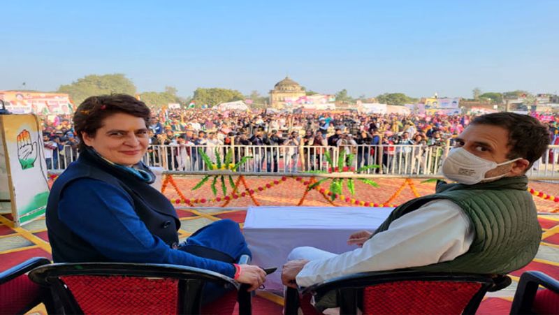 UP Election 2022 Priyanka Gandhi Rahul Gandhi to release partys youth manifesto on Friday gcw